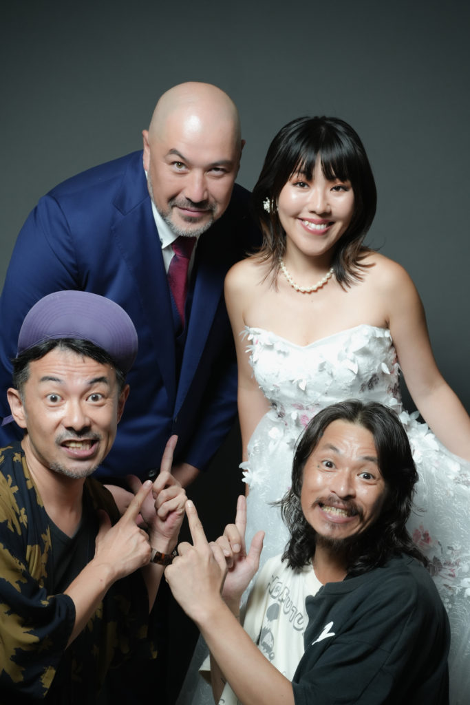 株式会社イナムのふたりとStudio Fictionのふたりの写真