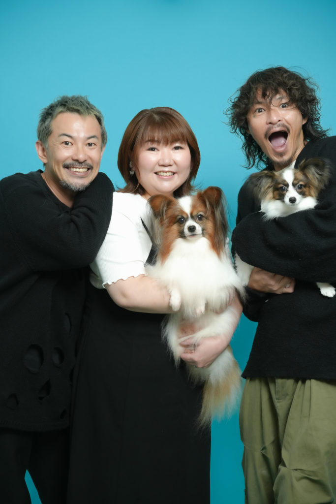 パピヨンブリーダーのみよこさんとStudio Fictionのふたり