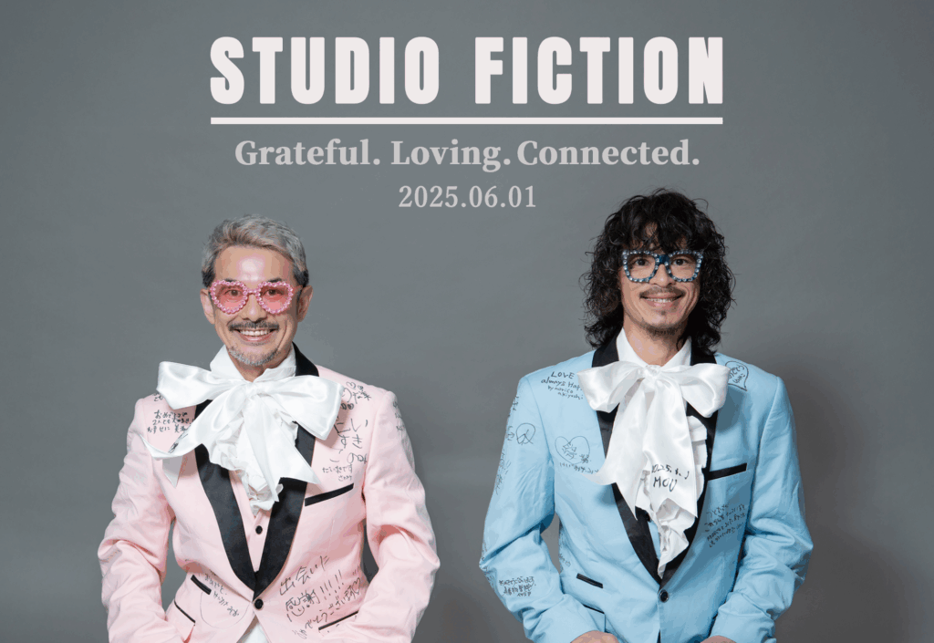 Studio Fiction3周年記念のチラシ